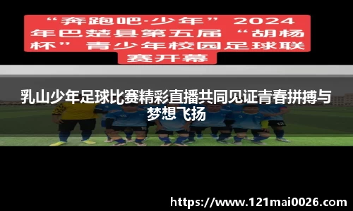 乳山少年足球比赛精彩直播共同见证青春拼搏与梦想飞扬